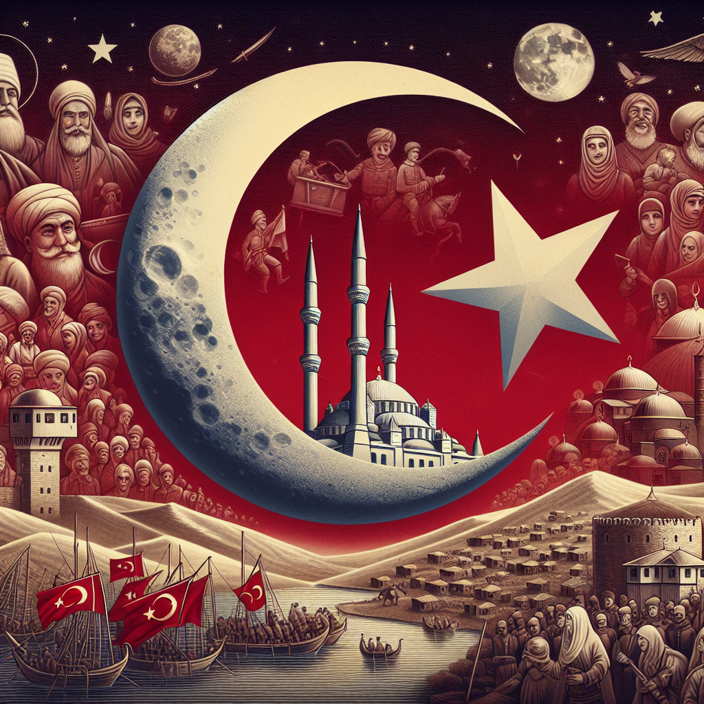 Türk Bayrağındaki Ay ve Yıldız Nereden Geliyor ? İşte Şanlı Türk Bayrağımızın Tarihi