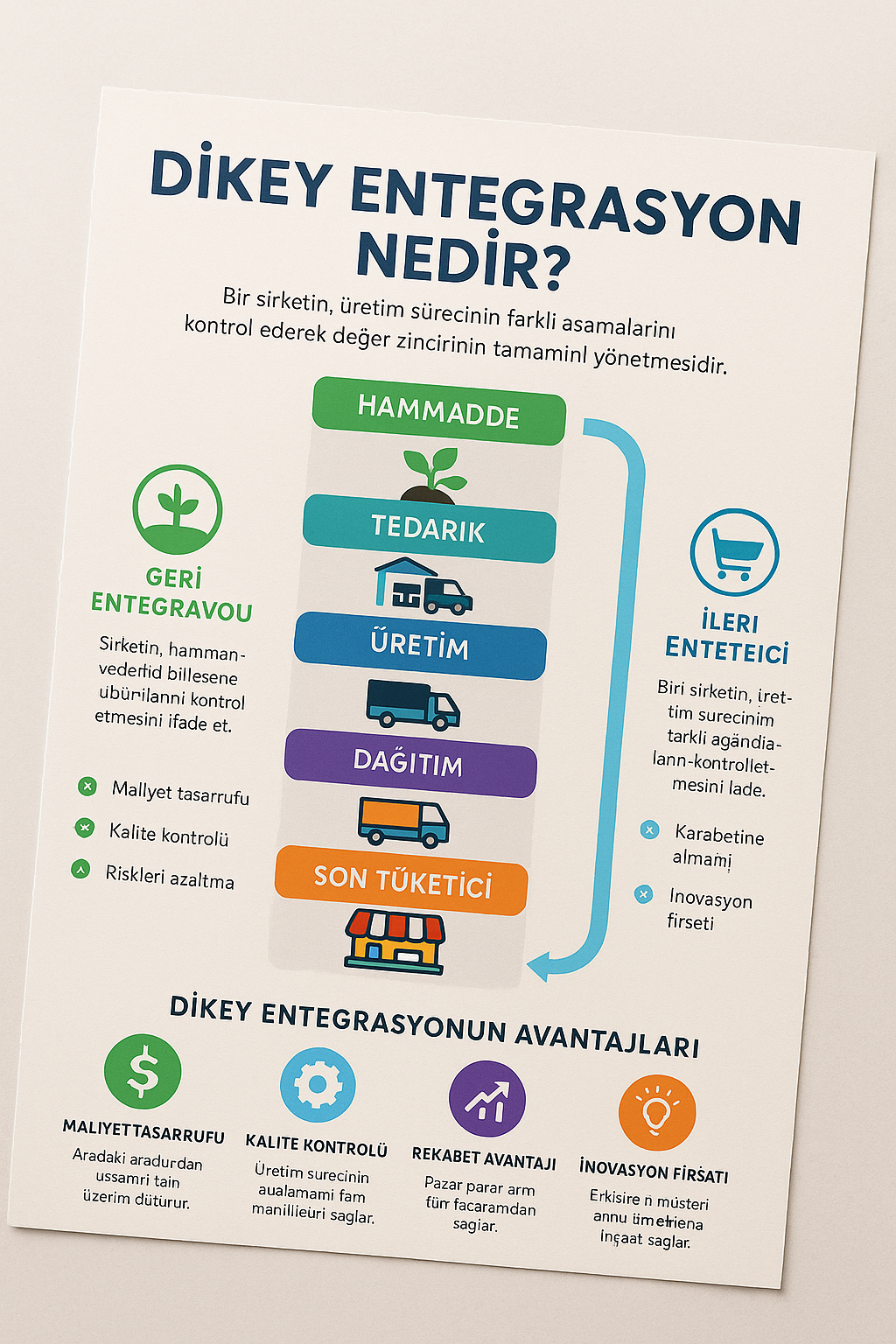 Dikey Entegrasyon ( Dikte Entegrasyon ) Nedir ?